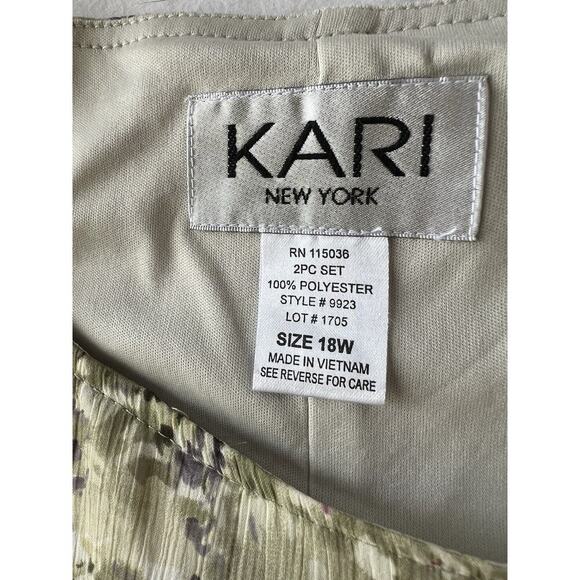 Kari MIDI Dress 90’s Y2K Sleeveless Green Purple SZ 18** Fairy Spring Lined - Picture 8 of 10